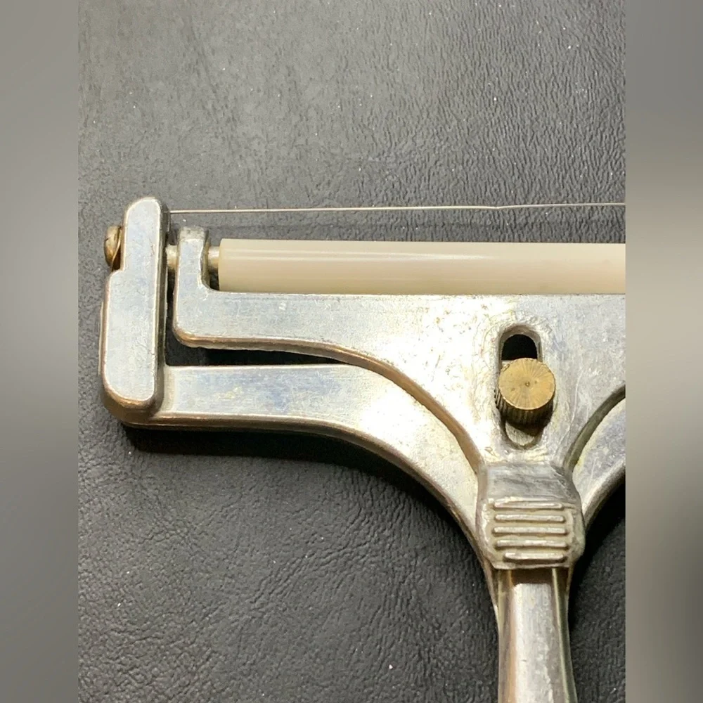 Vintage Stainless Steel Cheese Slicer. Clean.  Great For Charcuterie Board!